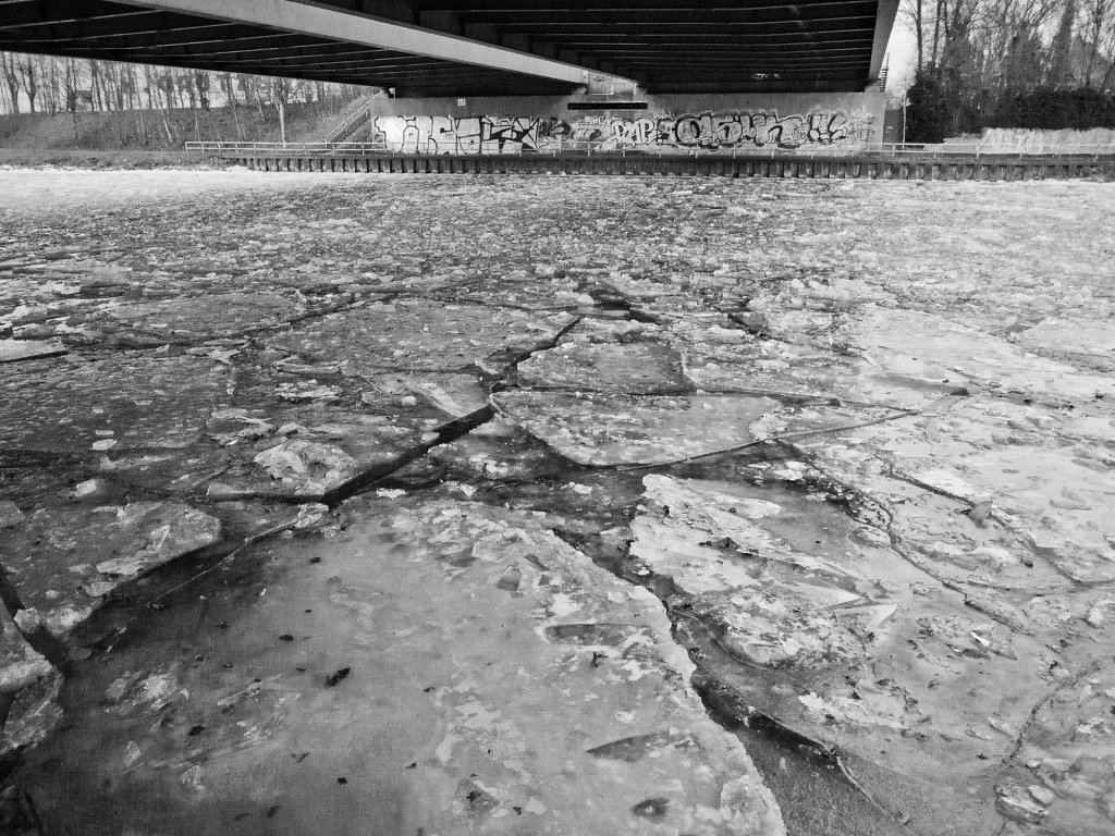Iced over